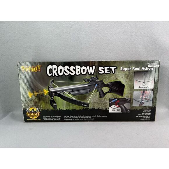 Spirit Halloween 1304RY01 Super Real Action Crossbow Set NIB Walking Dead Daryl - Picture 11 of 11